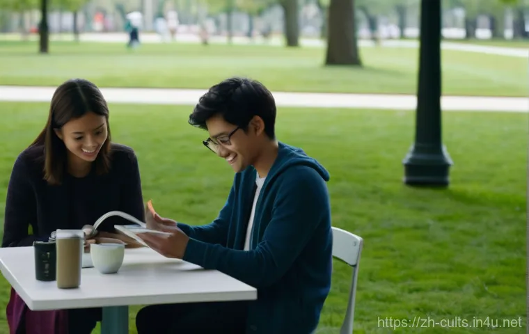 종교적 세뇌의 심리학 - **Prompt 1: The Initial Allure and Gradual Immersion**
    "A young adult, gender-neutral, stands al...