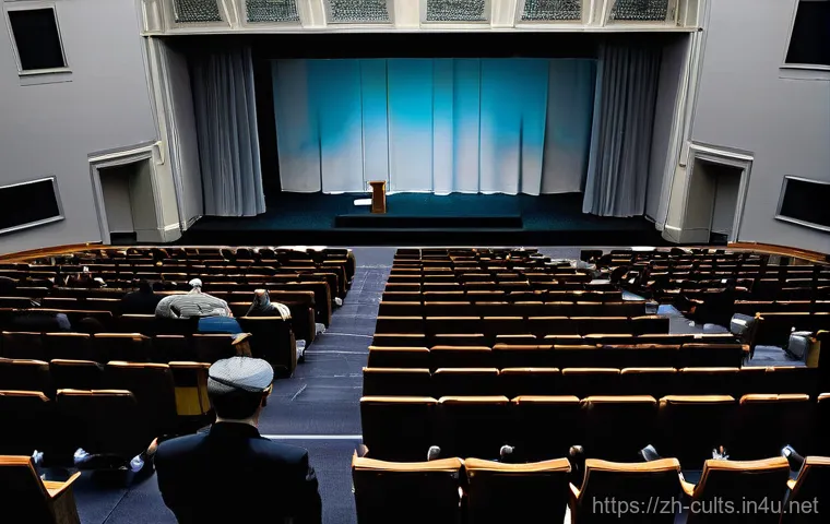 종교적 세뇌의 심리학 - **Prompt 1: The Initial Allure and Gradual Immersion**
    "A young adult, gender-neutral, stands al...