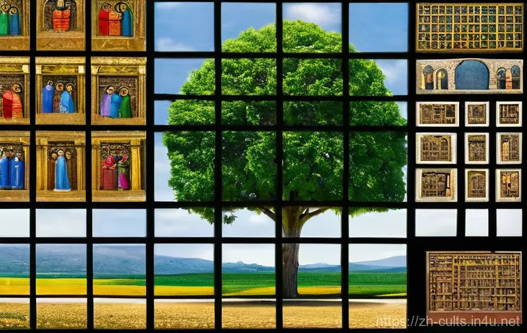 신천지 성경 해석의 독특성 - **Prompt 1: The New Heaven and New Earth Unveiled**
    "An inspiring and panoramic view of a serene...