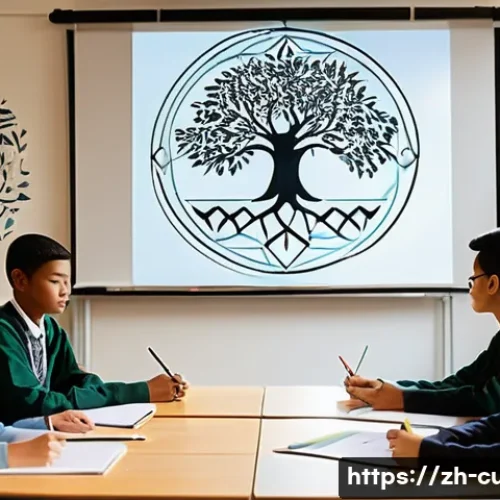 종교와 현대 교육의 관계 - **Image Prompt: Ancient Wisdom in a Modern Classroom**
    A vibrant, sun-drenched modern classroom ...